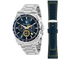 Laikrodis Maserati Velocita gift set R8873652001 + strap