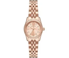 „Moteriškas laikrodis MICHAEL KORS MK4739 Lexington Peve“ rožinio aukso spalvos nerūdijančio plieno 26 mm + dėžutė