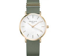 Laikrodis Rosefield West Village MOP Forest Žalias Gold WFGG-W85
