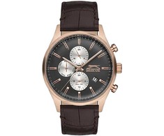 Laikrodis SLAZENGER SL96188203. Kvarcas, rutulio spalva. Vyriški.