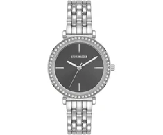Steve Madden Analoginis laikrodis SM-8097BKSV