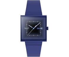 Laikrodis SWATCH modelis SQUARELY BLACKLIGHT