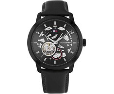 Laikrodis TOMMY HILFIGER 1710659. Automatyczny, Kolor juoda. Mężczyzna.