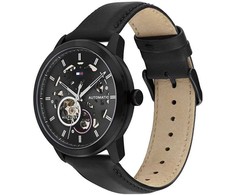 Laikrodis TOMMY HILFIGER 1710659. Automatyczny, Kolor juoda. Mężczyzna.
