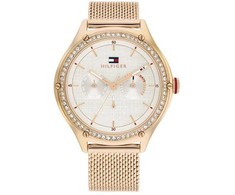 Laikrodis TOMMY HILFIGER 1782653. Kwarcowy, Kolor smėlio spalva. Kobieta.