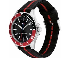 Laikrodis TOMMY HILFIGER 1792010. Kwarcowy, Kolor juoda. Mężczyzna.