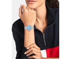 Laikrodis TOMMY HILFIGER 1782777. Kwarcowy, Kolor mėlyna. Kobieta.