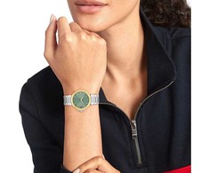 Laikrodis TOMMY HILFIGER 1782778. Kwarcowy, Kolor žalia. Kobieta.