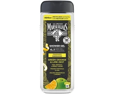Le Petit Marseillais Dušo želė for body, face, hair and beard Žalias Oranžinis &amp; Lime Zest 400 ml