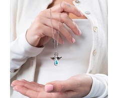 Levien Dark Crystal Necklace Angel Rafael