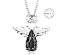 Levien Dark Crystal Necklace Angel Rafael