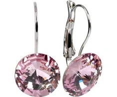 Levien Elegant Rivoli Light Amethyst auskarai