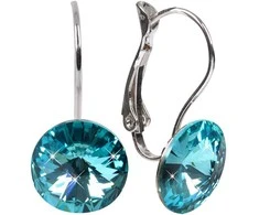 Levien Elegant Rivoli Light Turquoise auskarai