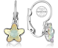 Levien Girl auskarai su vaivorykštiniu kristalu STARBLOOM