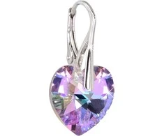 Levien Romantic Heart Auskarai Vitrail Light