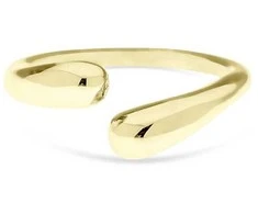 Liu Jo Gold-plated open steel ring LJ2387M