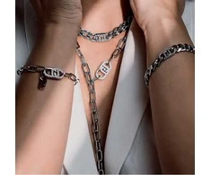 Liu Jo Išskirtinė plieninė apyrankė su kristalais Fashion LJ2618