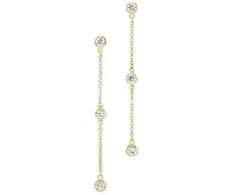 Liu Jo Long dangle earrings with zircons LJ2468