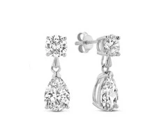 Liu Jo Matching steel earrings with zircons LJ2588