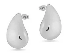 Liu Jo Matching Tear Drop Steel Earrings LJ2720