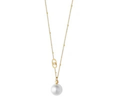 Liu Jo Minimalist auksinis-plated pakabukas with synthetic pearl LJ3015