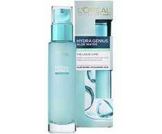 L'Oréal Paris Hydra Genius Aloe Vanduo veido drėkiklis, normaliai ir sausai odai, 70 ml