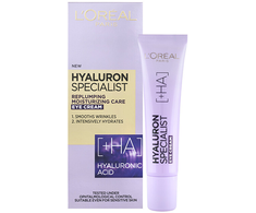 L'Oréal Paris Hyaluron Specialist Replumping Moisturizing Care Paakių kremas moterims, 15 ml