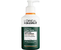 L'Oréal Paris Men Expert Derma Control Purifying Gel Valiklis veido prausiklis, 100 ml