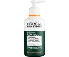 L'Oréal Paris Men Expert Derma Control Purifying Gel Valiklis veido prausiklis, 100 ml