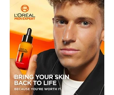 L'Oréal Paris Men Expert Hydra Energetic Vitamin C Shot Serum odos serumas