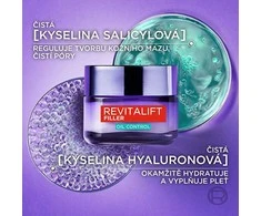 L'Oreal Odos kremas riebiai odai Revitalift Filler Oil Control (kremas) 50 ml