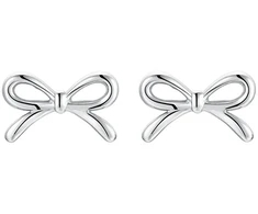 Luca Barra Delicate steel earrings Bows OK1408
