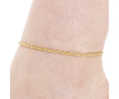 Luca Barra Elegant auksinis-plated anklet Valis CV169