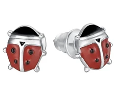 Luca Barra Girls' steel balls Ladybugs JO101