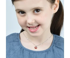 Luca Barra Girls' steel pakabukas Ladybug for luck JC101