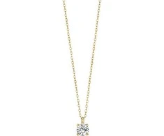 Luca Barra Women's auksinis-plated pakabukas with zircon CK2141 (chain, pendant)