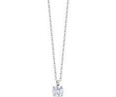 Luca Barra Women's steel pakabukas with clear crystal CK2135/6/7