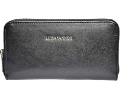 Luisa Vannini Women's leather wallet LV 474 Nero