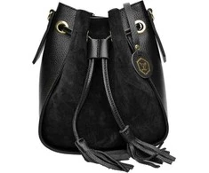 Luisa Vannini Women's leather handbag LV 8192T Nero