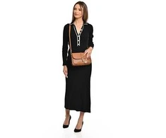 Luisa Vannini Women's leather crossbody handbag LV 1938 Cognac
