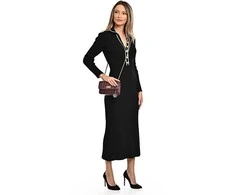 Luisa Vannini Women's leather crossbody handbag LV 2214 Vino