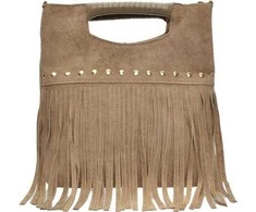 Luisa Vannini Women's leather handbag LV 8189T Fango
