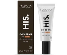 MÁDARA HIS. Paakių kremas For Men paakių kremas vyrams su kofeinu, 17 ml