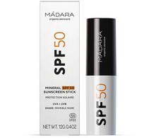 Madara SPF50 Mineral Sunscreen Stick apsauginis pieštukas, 12 g