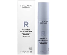 MÁDARA Retinol Alternative Plant Powered Night Kreminis naktinis veido kremas kovojantis su senėjimo požymiais, 50 ml