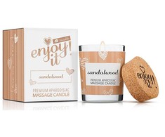 Magnetifico Sandalwood Body Massage Candle with Pheromones 70ml, Long Burn