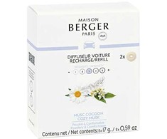Maison Berger Paris Cozy Musk Car Diffuser Recharge/Refill 2 pcs
