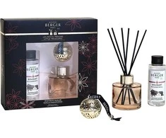 Maison Berger Paris Dovanų rinkinys aromatų difuzorius „Pomelis“ su kvapnia keramika „Vanilla Magnificence“