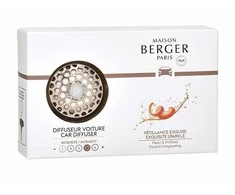„Maison Berger Paris“ dovanų rinkinys automobiliui, chromuotas difuzorius + išskirtinis blizgučių papildymas