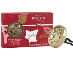 Maison Berger Paris Dovanų rinkinys automobilio difuzoriui, auksinis + Lolita Lempicka Sweet papildymas